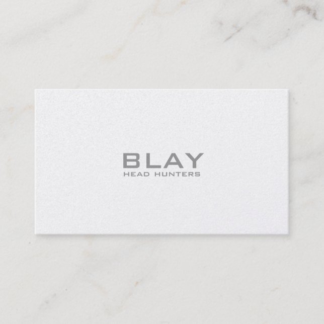 Tarjeta De Visita BLAY, cazadores principales (Anverso)