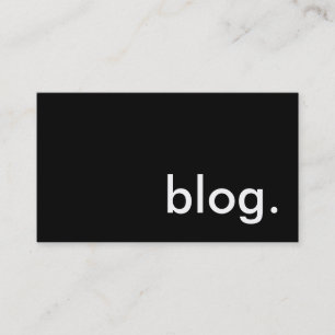 Tarjeta De Visita blog.