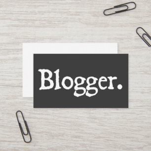 Tarjeta De Visita Blogger