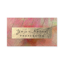 Blogger de Relieve metalizado dorado Abstract