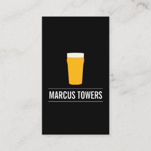 Tarjeta De Visita Blonde Beer IPA Brewmaster