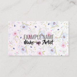 Tarjeta De Visita "Bloom floral" personalizado (estadounidense)