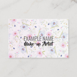 Tarjeta De Visita "Bloom floral" personalizado (Reino Unido/Euro)