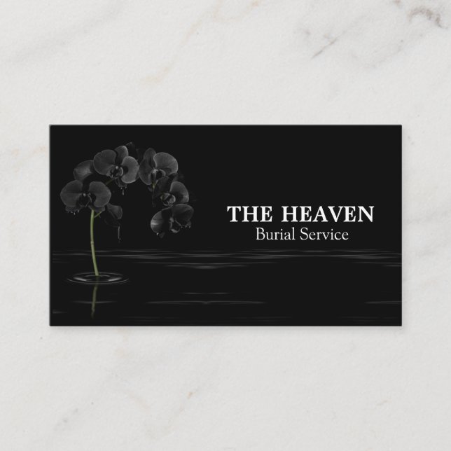 Tarjeta De Visita Bloom orquídea (Anverso)