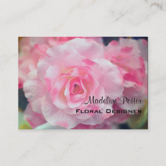Tarjeta De Visita Bloomdeville Elegant Floral Professional