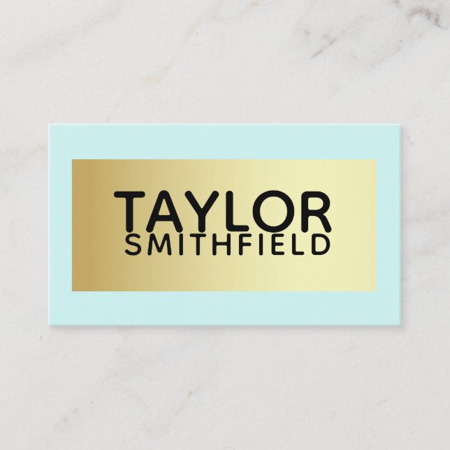 Tarjeta De Visita bloque de color (Anverso)