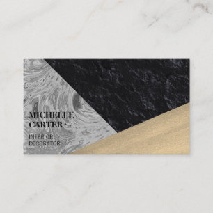Tarjeta De Visita Bloque de color   Arte abstracto   Diseñador inter
