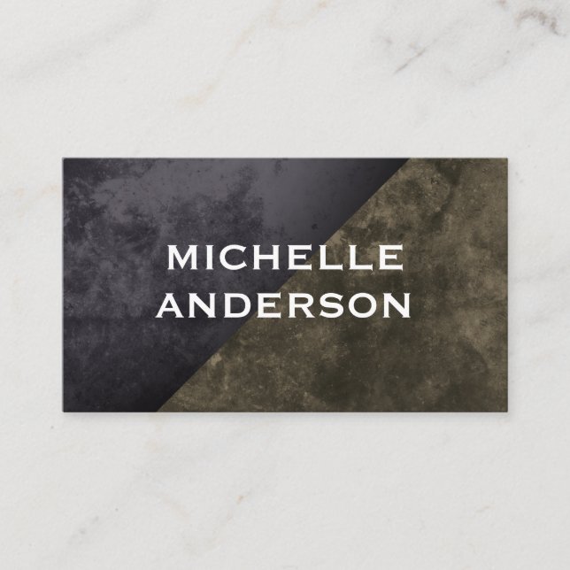 Tarjeta De Visita Bloques de color rusos modernos (Anverso)