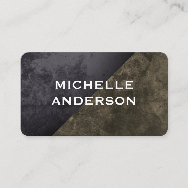 Tarjeta De Visita Bloques de color rusos modernos (Anverso)