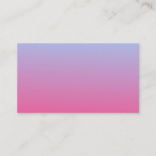 Tarjeta De Visita Blue Fades to Pink Business Card