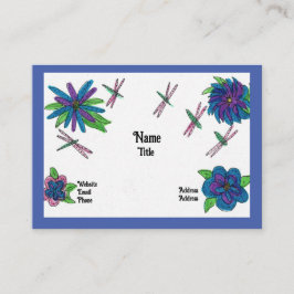 Tarjeta de visita Blue Garden