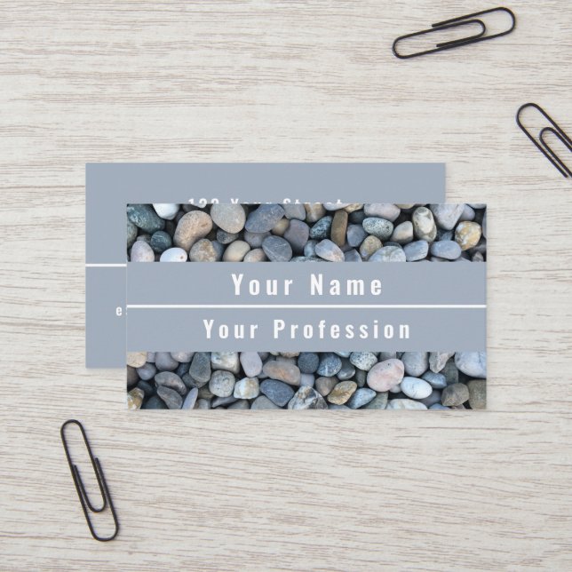 Tarjeta De Visita Blue Guay Tone (Anverso/Reverso In Situ)