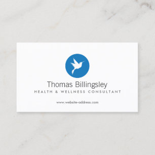Tarjeta De Visita Blue Hummingbird Health Care, Naturopath