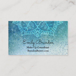 Tarjeta de visita Blue Mandala