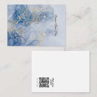 Tarjeta De Visita Blue Marble Store Earring Display Card