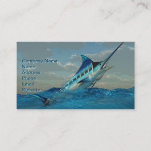 Tarjeta De Visita Blue Marlin Jump
