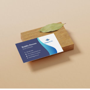 Tarjeta de visita Blue Modern