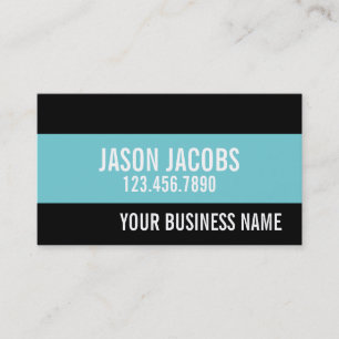 Tarjeta De Visita Blue Professional Elegant Moderno y Simple Busines