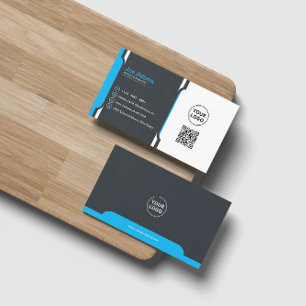 Tarjeta De Visita Blue Professional Modern Corporate