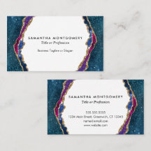 Blue Purple Red Gold Veins Agly Professional