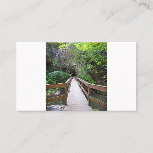Tarjeta De Visita Blue Ridge Parkway - Natural Bridge 2 (Anverso)