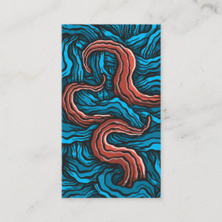 Tarjeta De Visita Blue Tentacles