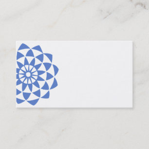 Tarjeta De Visita Blue Violet Lotus