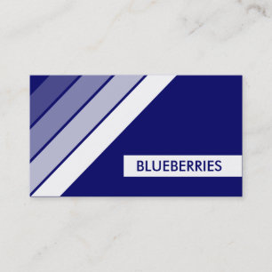 Tarjeta De Visita BLUEBERRIES retro