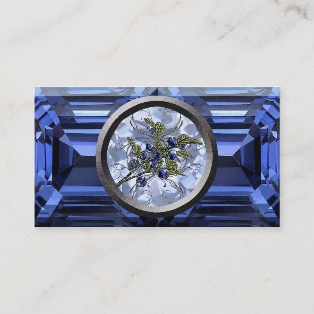 Tarjeta De Visita Blueberry (Anverso)