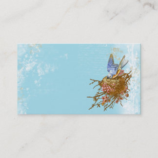 Tarjeta De Visita Bluebird en Nest Business