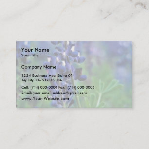 Tarjeta De Visita Bluebonnet de Tejas