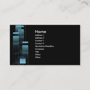 Tarjeta De Visita bluebox del negocio