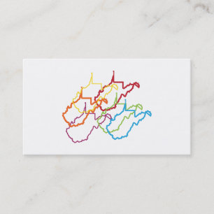 Tarjeta De Visita blusa de orgullo de virginia occidental