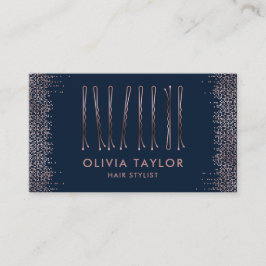 Tarjeta De Visita Bobby Pins Hair Stylist Hair Salon Hairdresser
