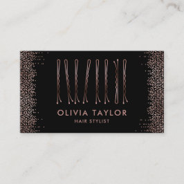 Tarjeta De Visita Bobby Pins Hair Stylist Hair Salon Hairdresser