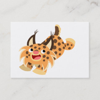 Tarjeta de visita Bobcat Personalizado Prankish