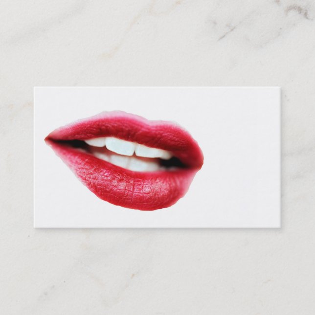 Tarjeta De Visita boca grande (Anverso)