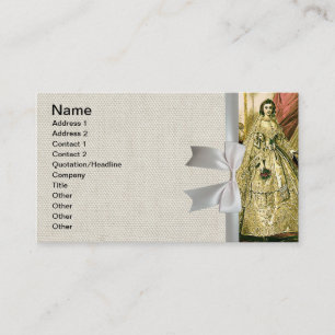 Tarjeta De Visita Boda Antigüedades Nupcial