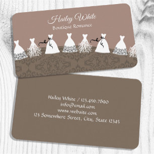 Tarjeta De Visita Boda Bridal Boutique