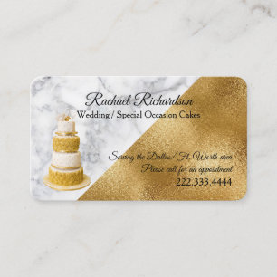 Tarjeta De Visita Boda Cake Baker