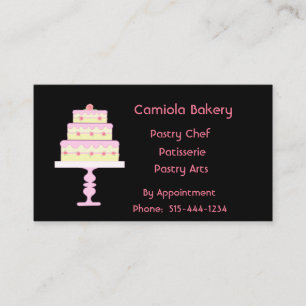 Tarjeta De Visita Boda Cake Bakery