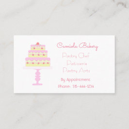 Tarjeta De Visita Boda Cake Bakery