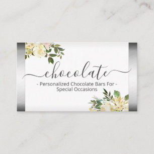 Tarjeta De Visita Boda de chocolate favorece duchas de bebé cumplea