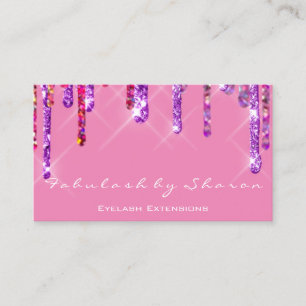 Tarjeta De Visita Boda de eventos planificador de detalles violetas