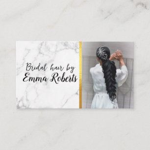Tarjeta De Visita Boda de pelo de novia Hairstyles