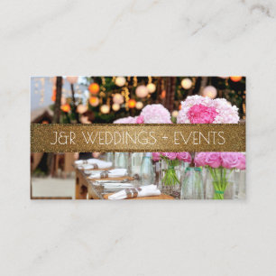 Tarjeta De Visita Boda del planificador Fiesta, eventos