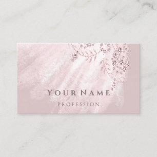 Tarjeta De Visita Boda Organizador de eventos Estilo Rosa de estilo
