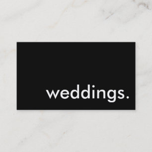 Tarjeta De Visita bodas.