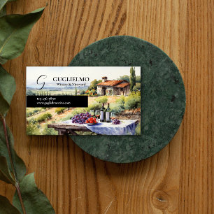 Tarjeta De Visita Bodega y viña