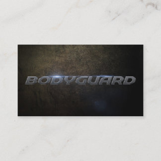 Tarjeta De Visita Bodyguard Business Card